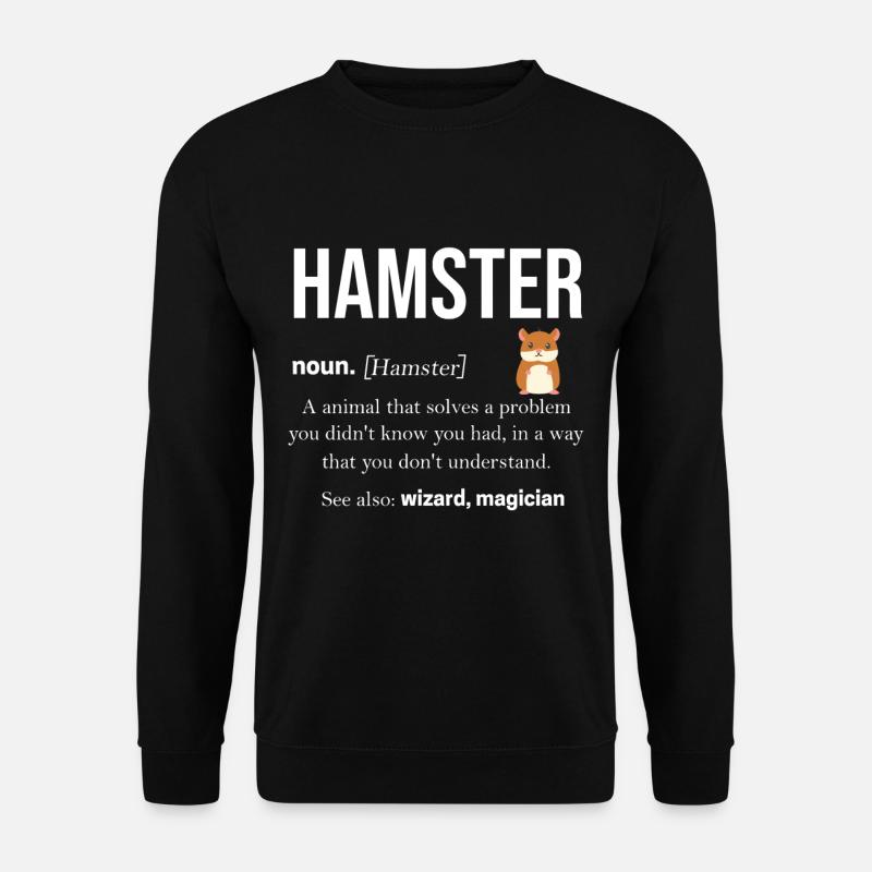 hamster - Unisex Sweatshirt - black