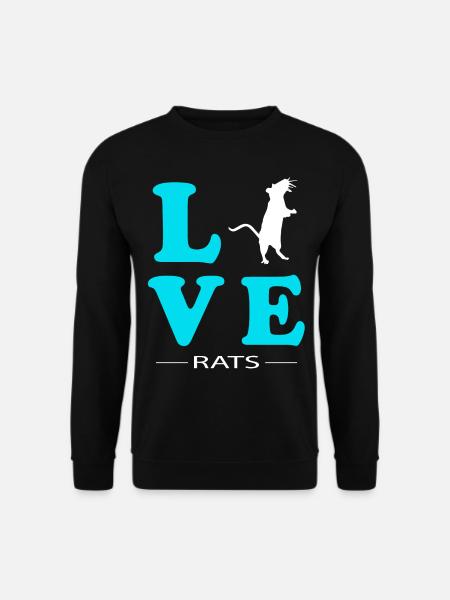 Rat - Unisex Pullover - Schwarz