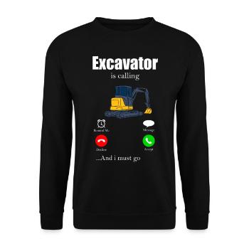 Bagger - Unisex Pullover - Schwarz - Vorne - Alina (178cm) & Michal (187cm)