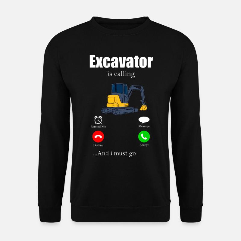 Excavator - Unisex Sweatshirt - black