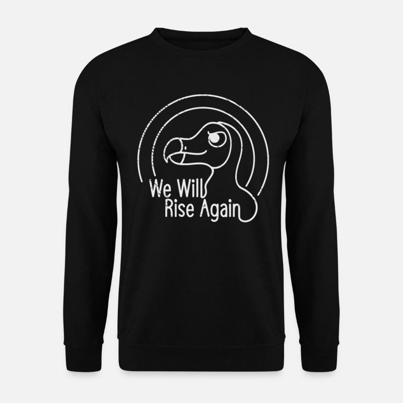 Dodo Vogel Paläontologie Paläontologe - Unisex Pullover - Schwarz