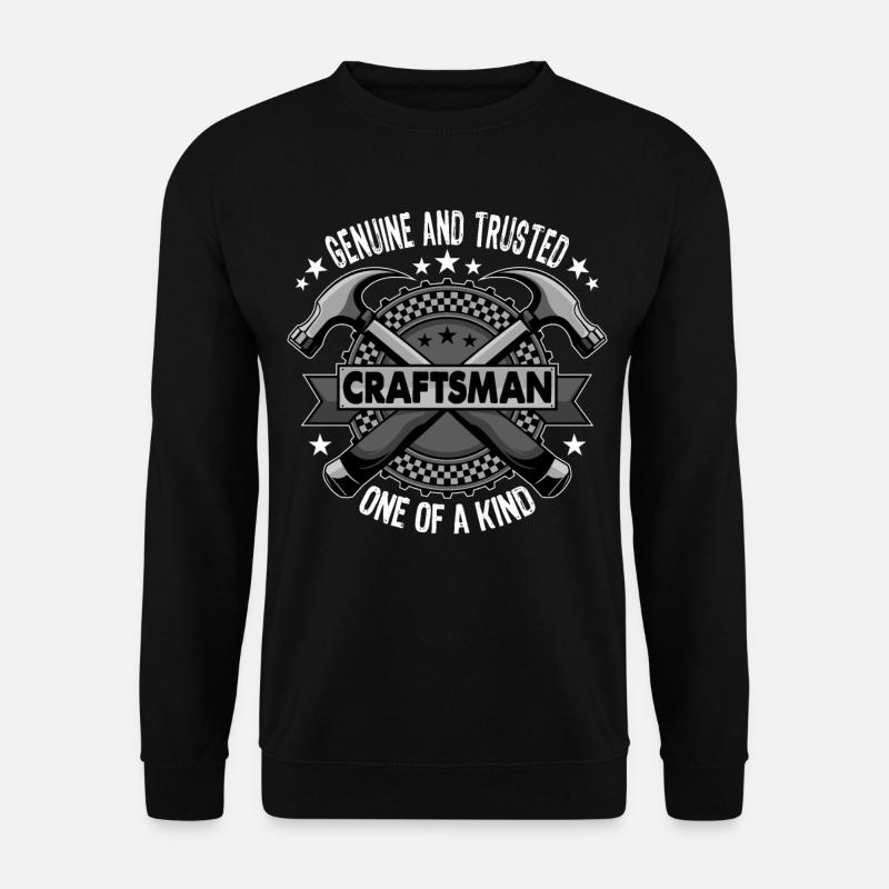 Handwerker Werkzeug Hammer Dachdecker Geschenk - Unisex Pullover - Schwarz