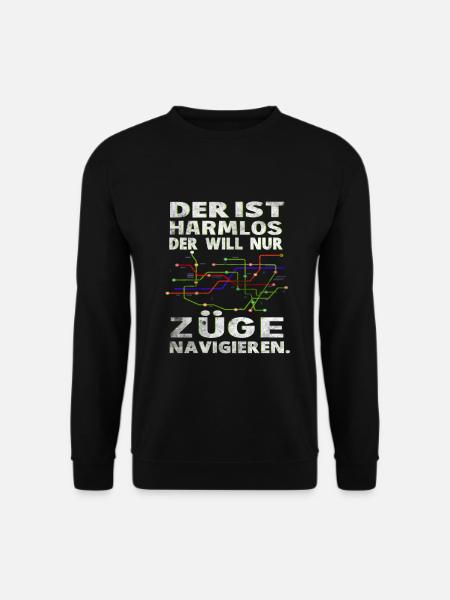 Fahrdienstleiter , Eisenbahner und Weichenwärter - Unisex Pullover - Schwarz
