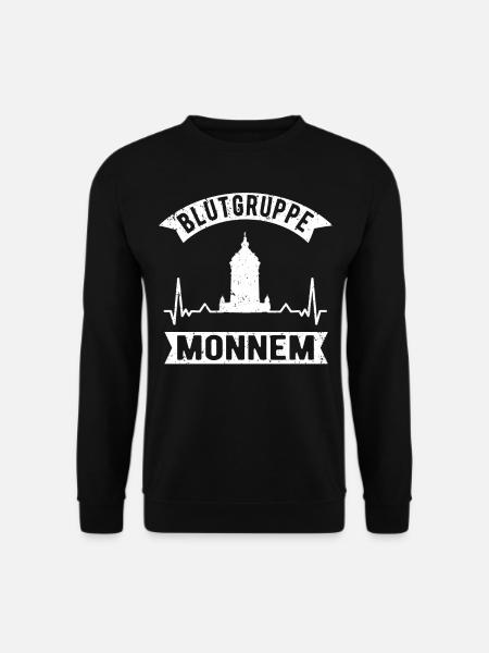 Mannheim Monnem Mannheimer Geschenkidee - Unisex Pullover - Schwarz