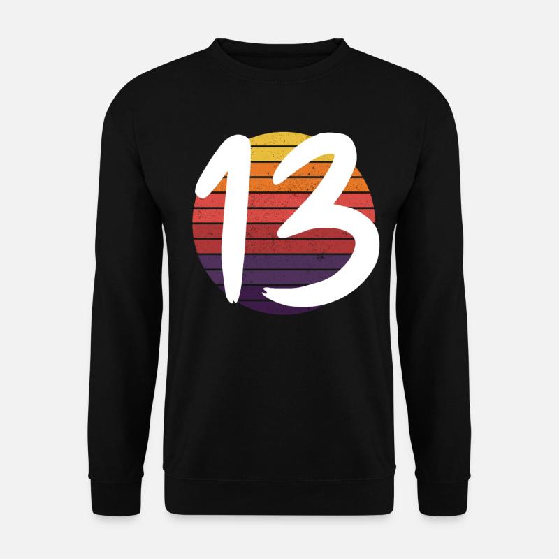 13 ans - Sweat-shirt Unisexe - noir