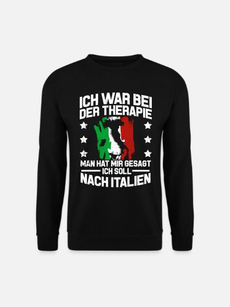 Italien Venedig Fußball Geschenk für Italiener Rom - Unisex Pullover - Schwarz