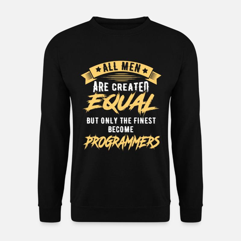 Programmierer Coder Entwickler Geschenk - Unisex Pullover - Schwarz