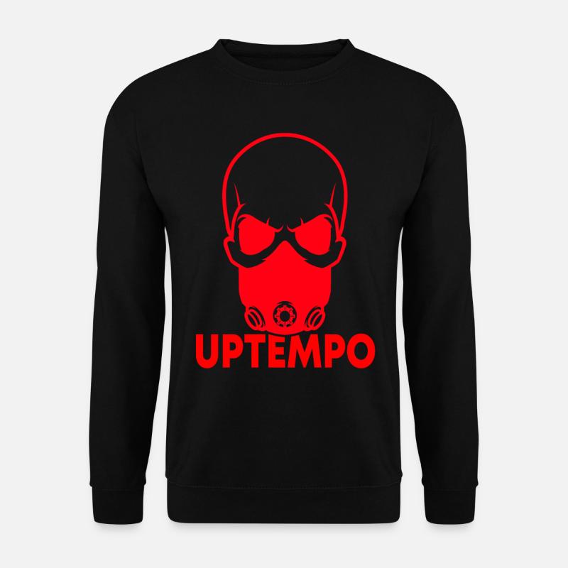 Festival Skull Uptempo Geschenk - Unisex Pullover - Schwarz
