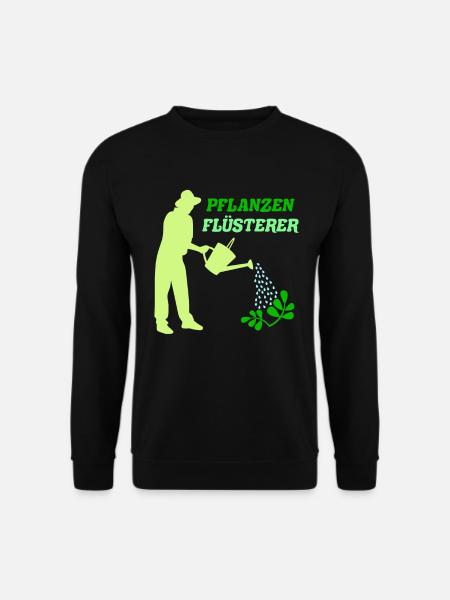 Pflanzenflüsterer Gartenarbeit Hobbygärtner Garten - Unisex Pullover - Schwarz