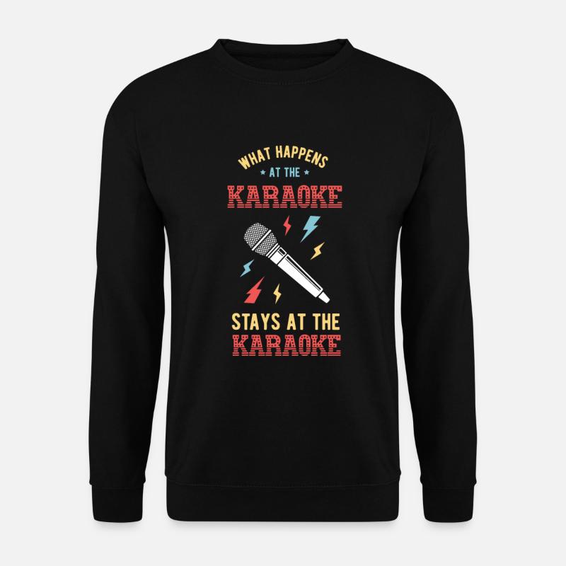 Karaoke - Unisex Pullover - Schwarz