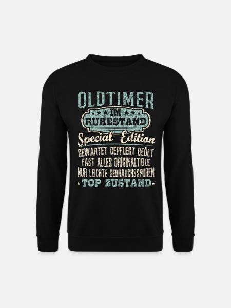 Rente Geschenk Ruhestand Rentner - Unisex Pullover - Schwarz