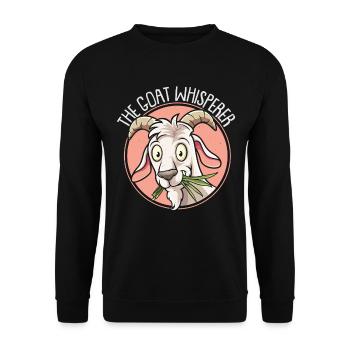 Le défenseur des animaux de chèvres - Sweat-shirt Unisexe - noir - Devant - Alina (178cm) & Michal (187cm)