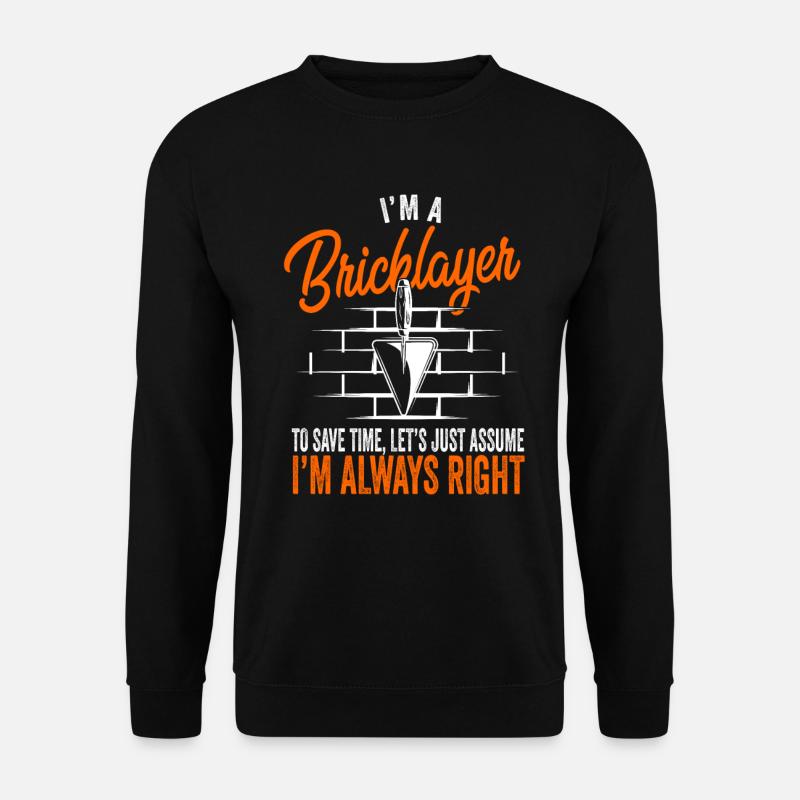 Maurer Craftsman Bricklayer - Unisex Sweatshirt - black