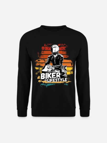 Motorcycle Lifestyle / Moto / moto biker - Sweat-shirt Unisexe - noir