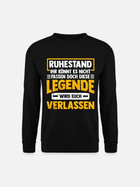 Rentner - Unisex Pullover - Schwarz