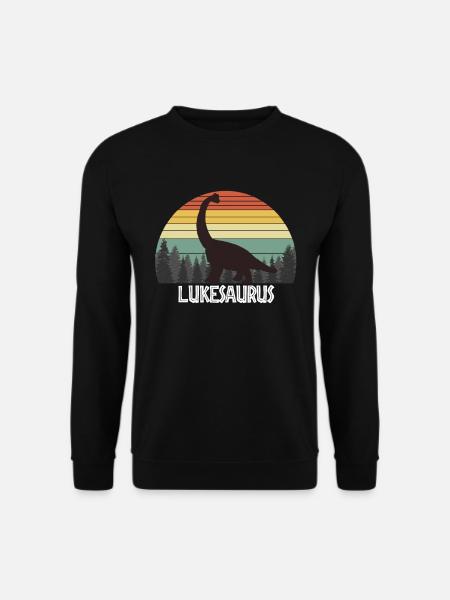 LUKESAURUS LUKE SAURUS LUKE DINOSAUR - Unisex Sweatshirt - black