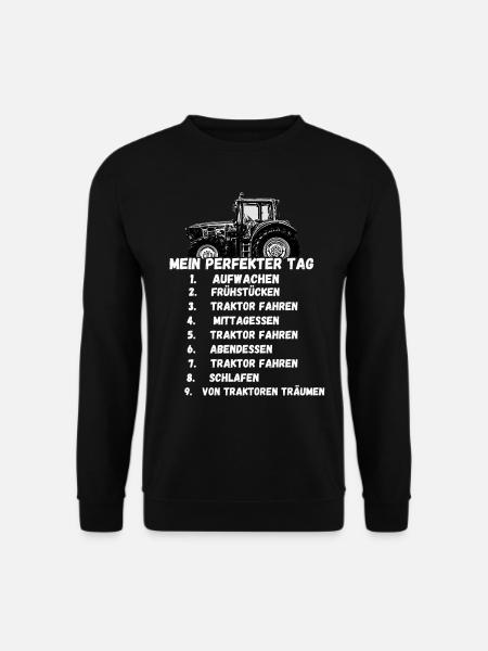 Steyr Traktor Steyr Austria /Landwirt / Dorfkind - Unisex Pullover - Schwarz