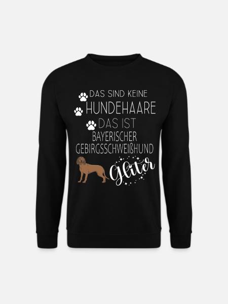 Bayerischer Gebirgsschweißhund Jagdhunde Hunde - Unisex Pullover - Schwarz