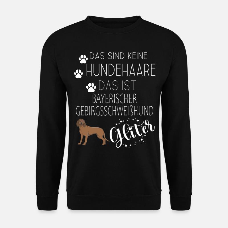 Bayerischer Gebirgsschweißhund Jagdhunde Hunde - Unisex Pullover - Schwarz