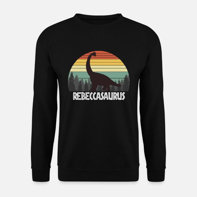 REBECCASAURUS REBECCA SAURUS REBECCA DINOSAUR - Unisex Sweatshirt - black