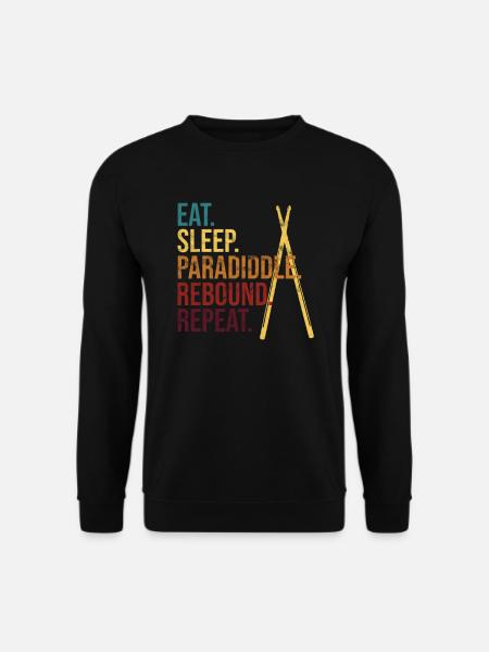 Percussion batteur cadeau de batteur - Sweat-shirt Unisexe - noir