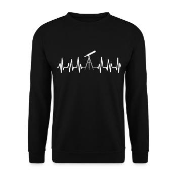 Astronomie - Unisex Pullover - Schwarz - Vorne - Alina (178cm) & Michal (187cm)