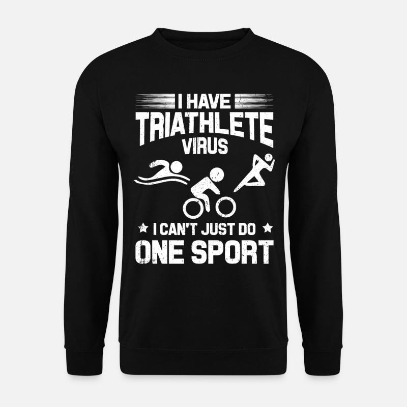 Triathlon - Unisex Pullover - Schwarz