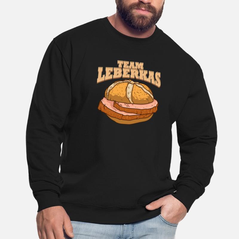 Egal ob Leberkas, Leberkäs oder Leberkäse, uns Unisex Pullover