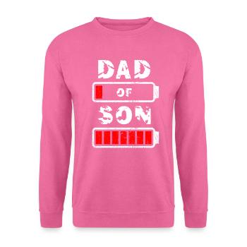 Papa de son - Sweat-shirt Unisexe - rose - Devant