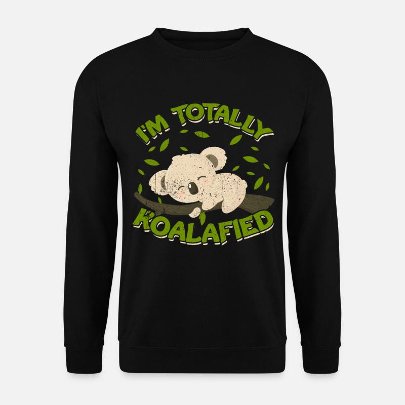 Koala - Unisex Pullover - Schwarz