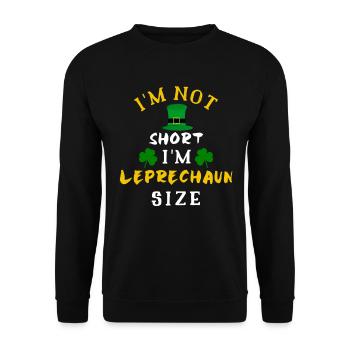 Irish, Irish, Irish, Ireland, Ireland, Ireland - Unisex Sweatshirt - black - Front - Alina (178cm) & Michal (187cm)