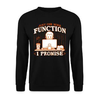 Softwareentwickler Computerfreak Programmierer - Unisex Pullover - Schwarz - Vorne - Alina (178cm) & Michal (187cm)