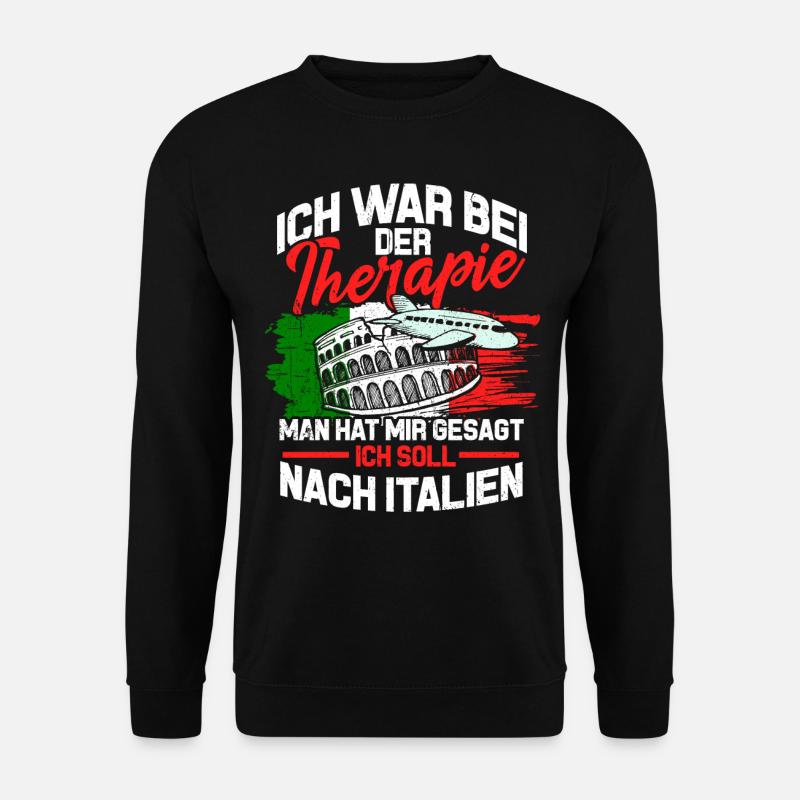 Italien - Unisex Pullover - Schwarz