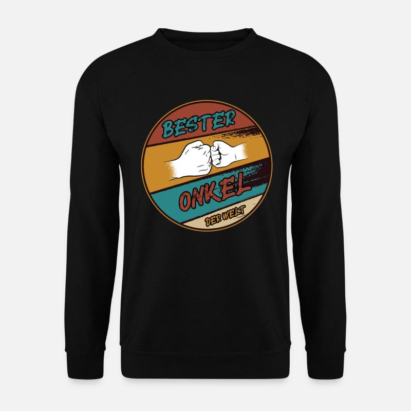Bester Onkel der Welt Herren - Unisex Pullover - Schwarz