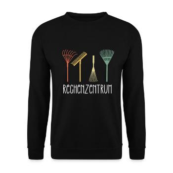 Gärtner Rechenzentrum - Unisex Pullover - Schwarz - Vorne - Alina (178cm) & Michal (187cm)