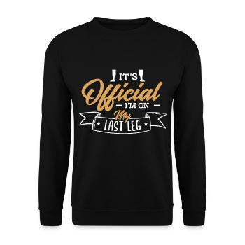 Amputee Gifts for a Amputee people - Unisex Sweatshirt - black - Front - Alina (178cm) & Michal (187cm)