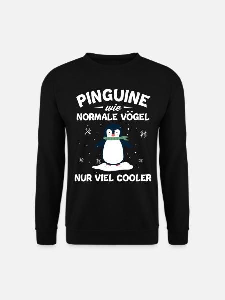 Pinguin - Unisex Pullover - Schwarz