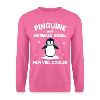 Penguin - Unisex Sweatshirt - pink - Front