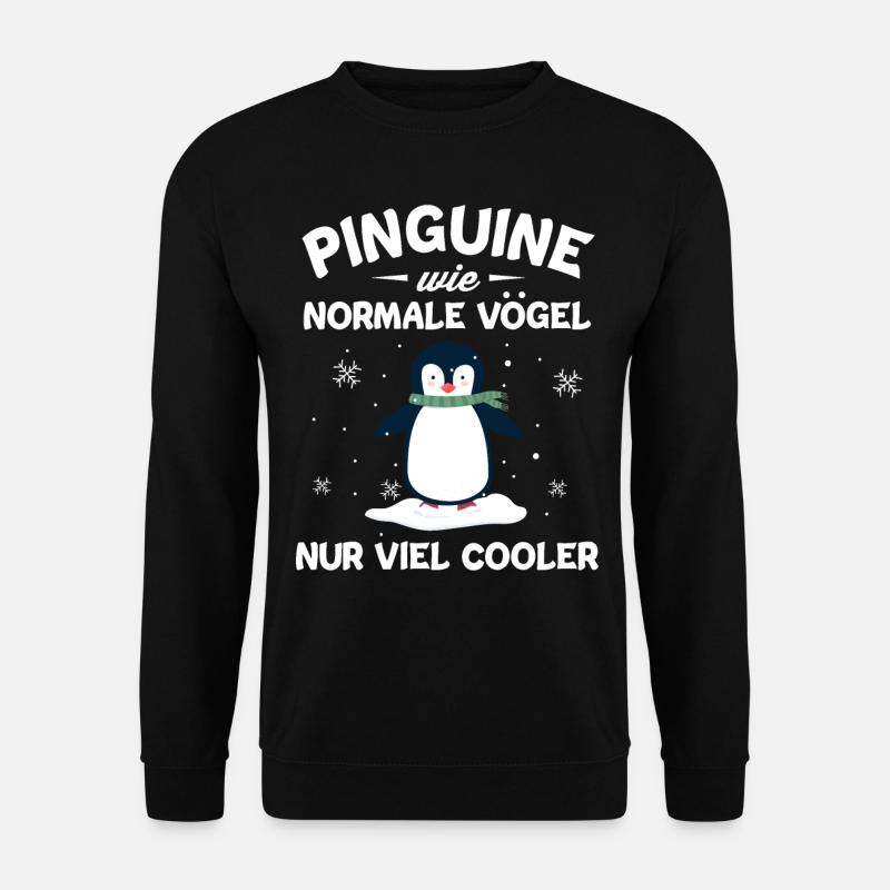 Penguin - Unisex Sweatshirt - black