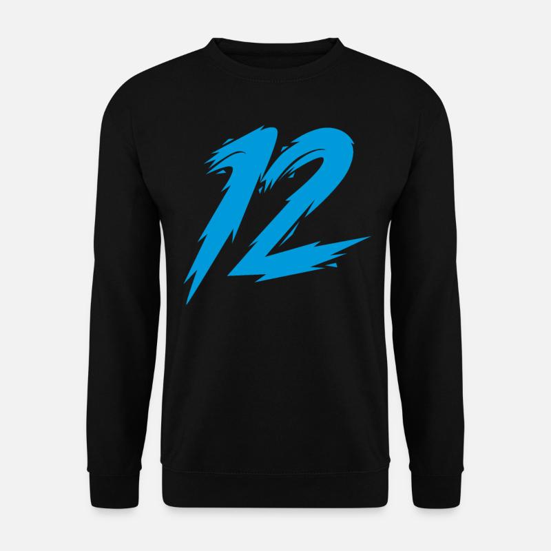 12 - Unisex Sweatshirt - black