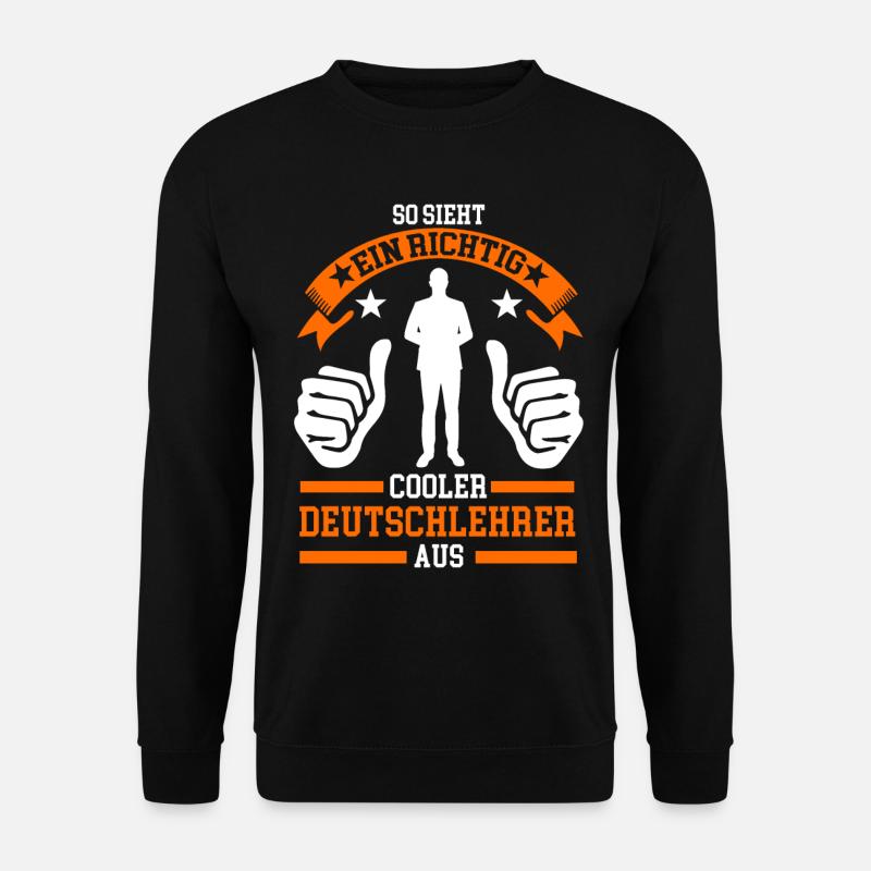 Deutschlehrer Germanistik Schullehrer - Unisex Pullover - Schwarz