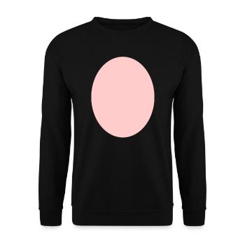 Kreis Pink - Unisex Pullover - Schwarz - Vorne - Alina (178cm) & Michal (187cm)