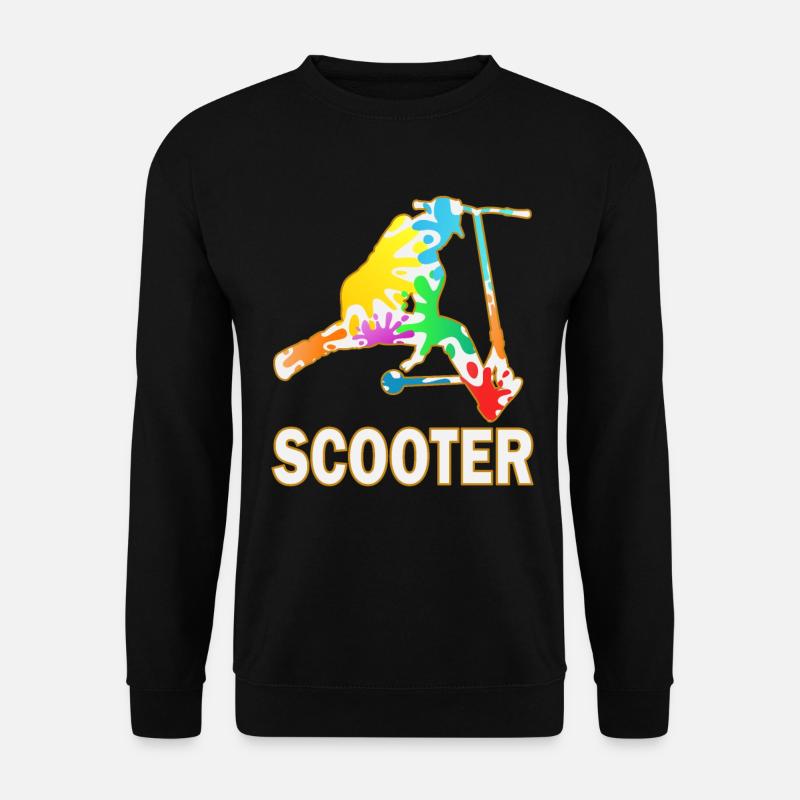 Stunt Scooter Electric Scooter Scooter - Unisex Sweatshirt - black