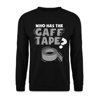 Cadeau de proverbe de technicien de scène - Sweat-shirt Unisexe - noir - Devant - Alina (178cm) & Michal (187cm)