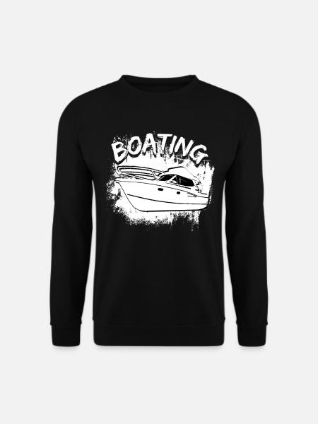 Boot Regatta . Motorboot Motoryacht . Yacht Segeln - Unisex Pullover - Schwarz