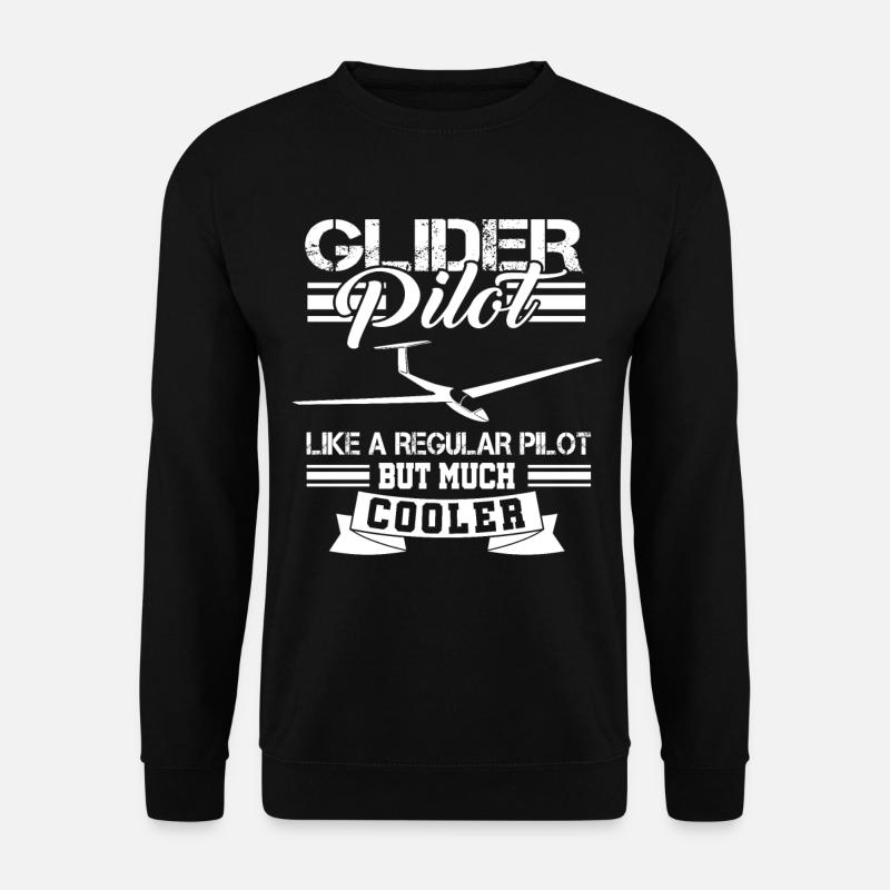Glider Pilot Glider - Unisex Sweatshirt - black