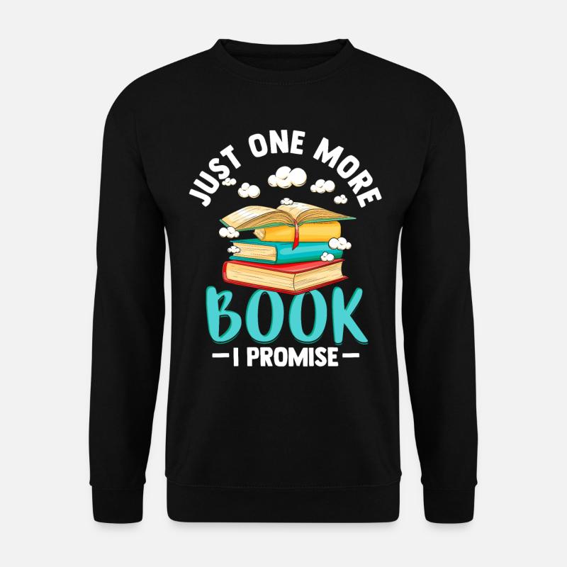 Buch - Unisex Pullover - Schwarz