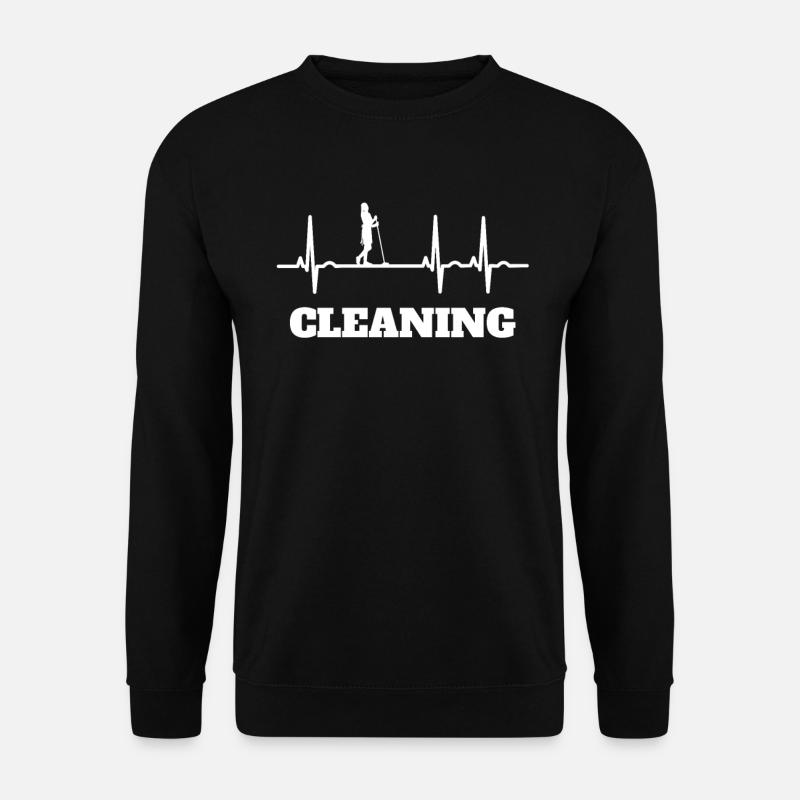 Cleaning ECG - Unisex Sweatshirt - black