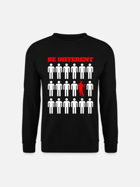 Sei anders Sei ein Reiniger - Unisex Pullover - Schwarz