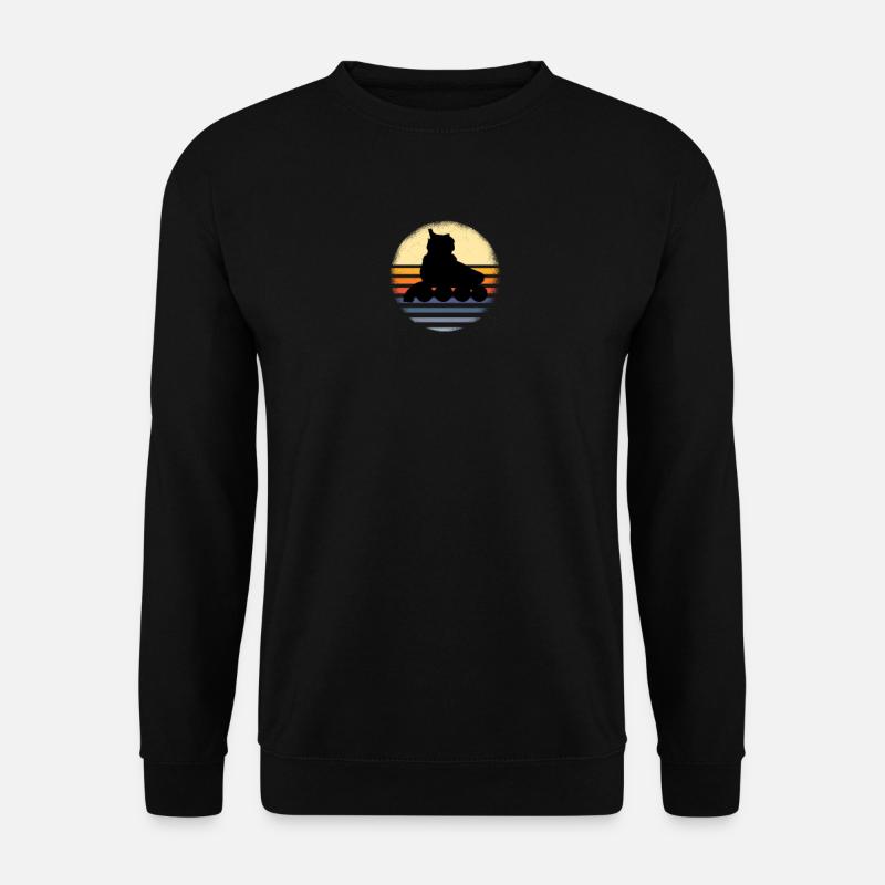 Retro Design Patins à roulettes rollers - Sweat-shirt Unisexe - noir